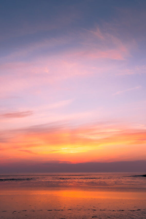 222387 - Zonsondergang strand Harlingen